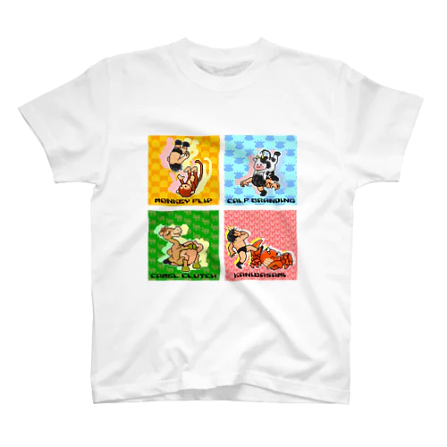 WRESTLE ANIMAL Regular Fit T-Shirt