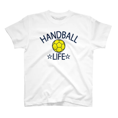 ハンドボール(handball)・アイテム・デザイン・Tシャツ・送球・そうきゅう・チームT・クラブT・球技・得点・ボール・選手・ポジション・部活・スポーツ・シンプル・かっこいい・かわいい・チームワーク Regular Fit T-Shirt