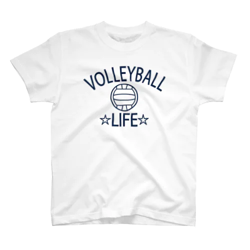 バレーボール(volleyball)アイテム・デザイン・チームTシャツ・クラブTシャツ・排球・はいきゅう・得点・ボール・選手・ポジション・部活・スポーツ・シンプル・かっこいい・かわいい・チームワーク Regular Fit T-Shirt