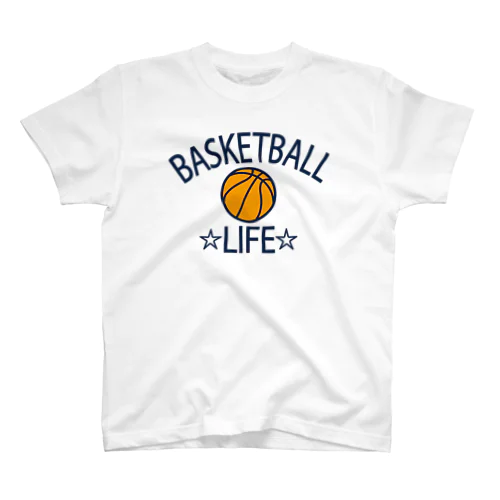 バスケットボール(basketball)ライフ・アイテム・グッズ・Tシャツ・ボール・イラスト・部活・サークル・かっこいい・かわいい・シンプル・イベント・チームT・バスケットボール部・バスケ Regular Fit T-Shirt