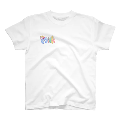 みるくのロゴちゃん Regular Fit T-Shirt