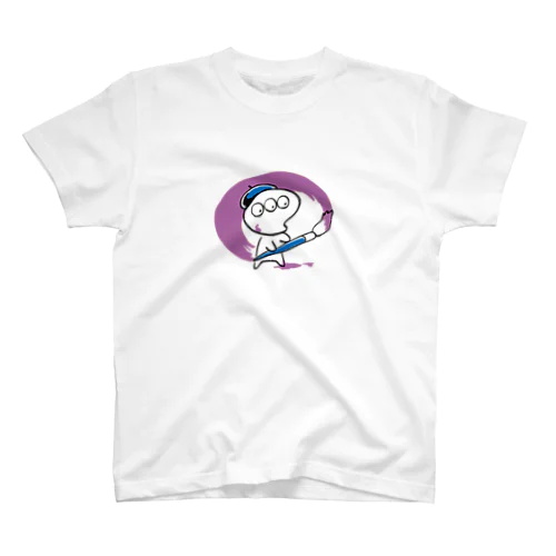 パレットくん（紫えのぐ） Regular Fit T-Shirt