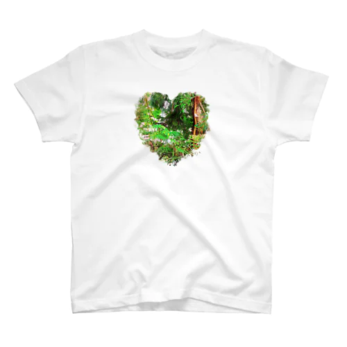 GREEN HEART Regular Fit T-Shirt