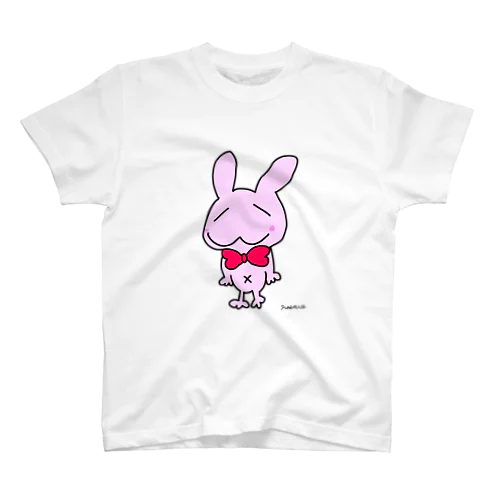 蝶ネクタイうさぎ🐾 Regular Fit T-Shirt