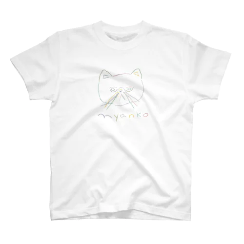 カラフルにゃんこtシャツ Regular Fit T-Shirt