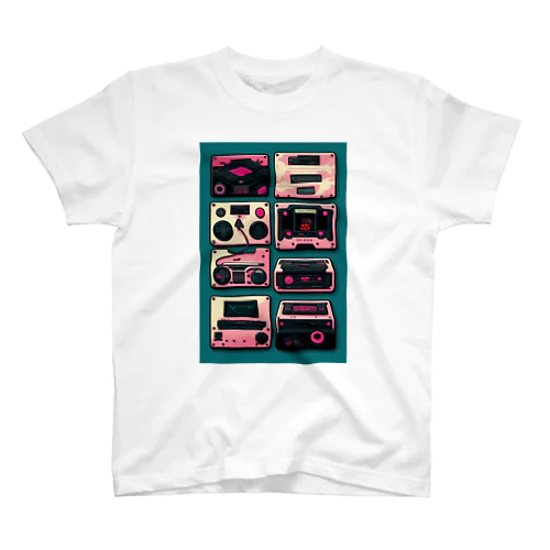 シティ・ポップ育ち盆栽好き女子の為の、エモくてレトロな仮想機器【lofiアート】 Regular Fit T-Shirt