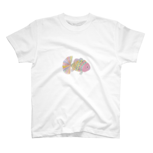 虹色のおさかな Regular Fit T-Shirt