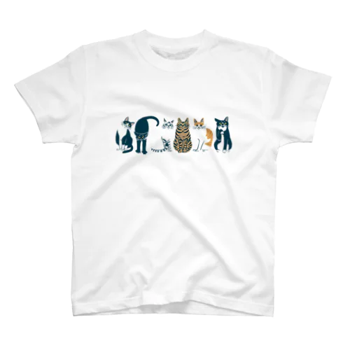 6匹の猫 Regular Fit T-Shirt