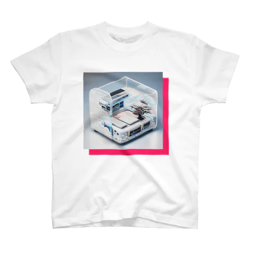 【lofiアート】ネオ浮世絵盆栽：サイバーパンクアーケードアドベンチャー for オタク Regular Fit T-Shirt