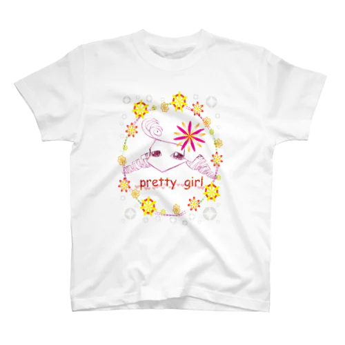 pretty girl Regular Fit T-Shirt