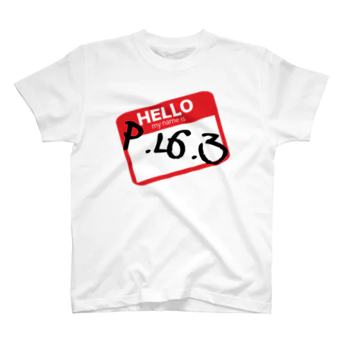 Hello P.L6.3【レッド】 Regular Fit T-Shirt