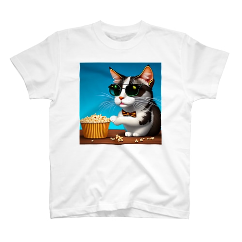 Popcorn Cat Regular Fit T-Shirt