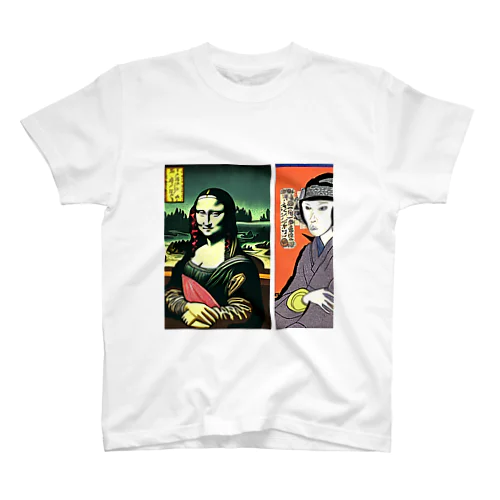 Japanese UKIYOE series_Monna Lisa Regular Fit T-Shirt