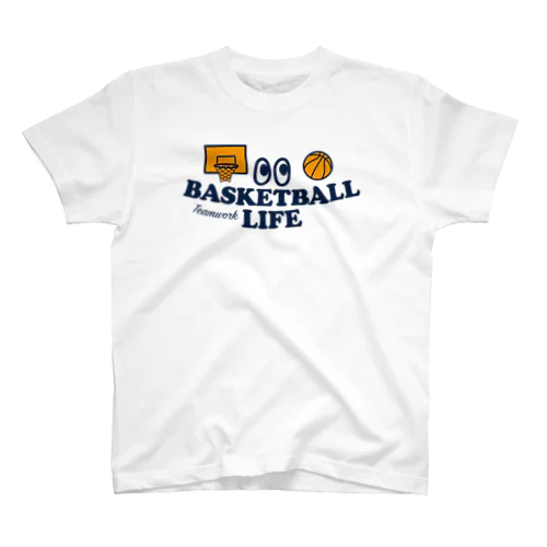 バスケットボール・目玉・BASKETBALL・デザイン・グッズ・Tシャツ・イラスト・サークル・かっこいい・かわいい・バスケ男子・バスケ女子・有力・確実・有望・部活・チームT・バスケ部・応援 Regular Fit T-Shirt