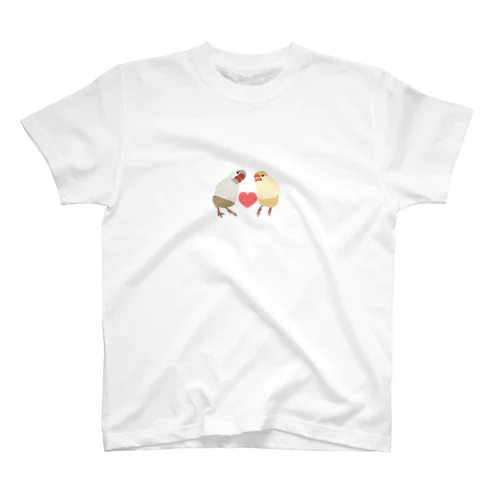 プレゼント用クリーム文鳥 スタンダードTシャツ