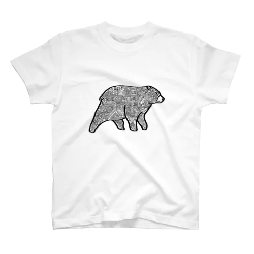 Maze and Bear Regular Fit T-Shirt