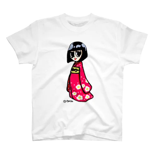 日ノ子_花柄 スタンダードTシャツ