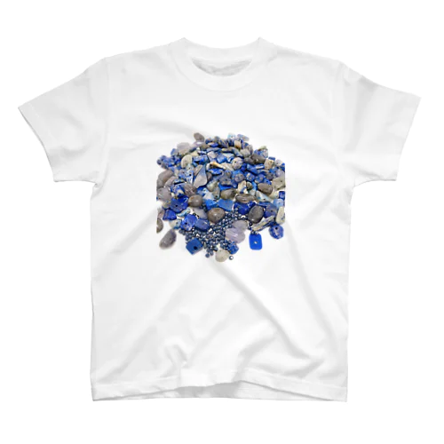 青色天然石 Regular Fit T-Shirt