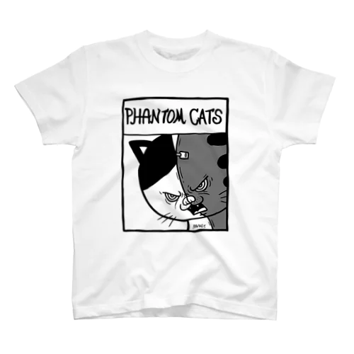 猫又スプリット スタンダードTシャツ