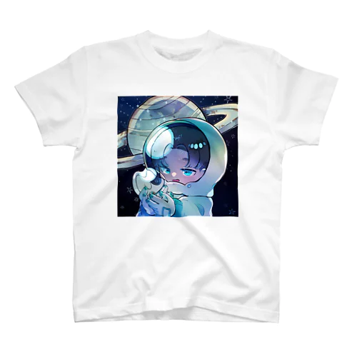 宇宙でも相棒と一緒！ スタンダードTシャツ