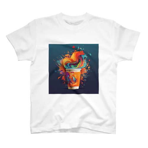 PixelBrew Cup（ピクセルブリューカップ） - クリエイティブな一杯で毎日を彩ろう スタンダードTシャツ