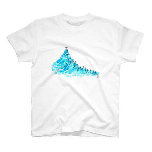 water blue mountain Regular Fit T-Shirt