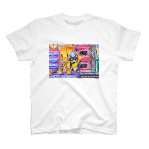 ハチワレと茶トラのパティシエ Regular Fit T-Shirt