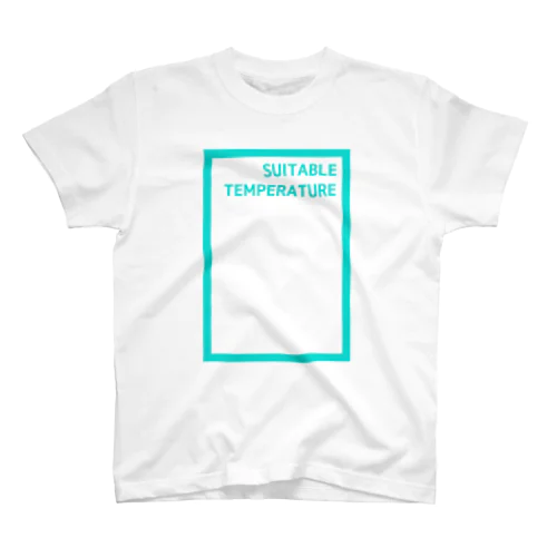 SUITABLE TEMPERATURE  適温　フロントプリント スタンダードTシャツ