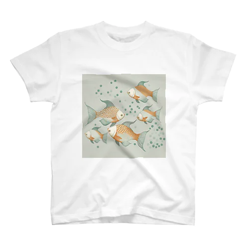 レトロ金魚 スタンダードTシャツ