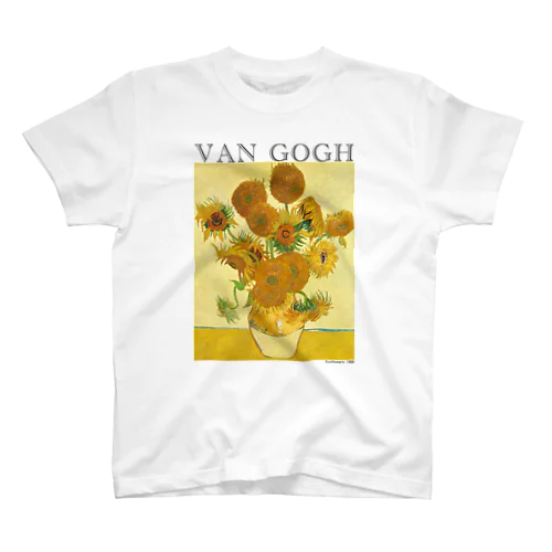 ゴッホのひまわり　Vincent Van Gogh / Sunflowers Regular Fit T-Shirt