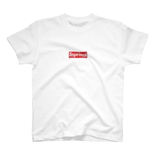 Snprince boxlogo Paisley red スタンダードTシャツ