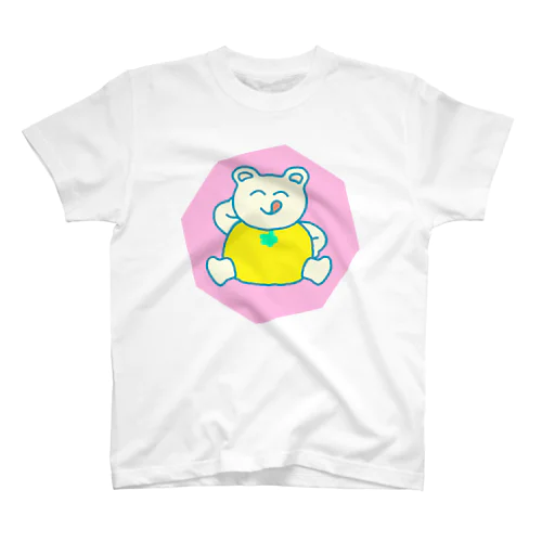 はっさくまのてへぺろピンクダイヤモンド Regular Fit T-Shirt