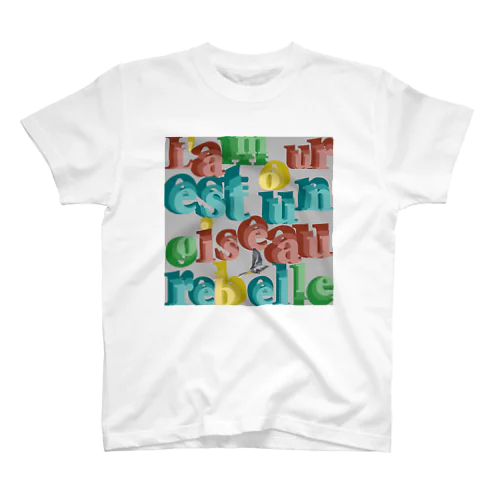 ハバネラ　【フランス語】 キセキレイ Regular Fit T-Shirt