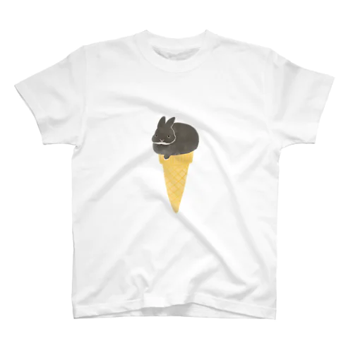 うさアイスクリーム(オター) スタンダードTシャツ
