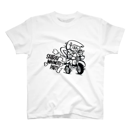 白井ミニモト会　公式グッツ　モノクロ Regular Fit T-Shirt