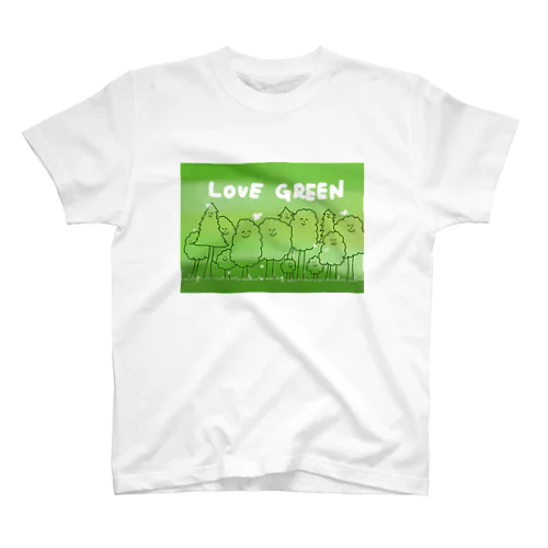 LOVE GREEN Regular Fit T-Shirt