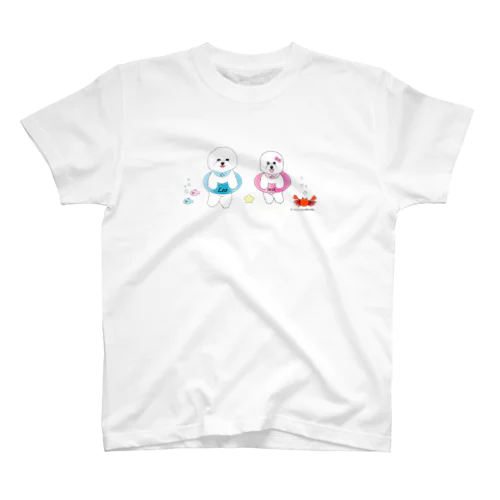 ゆったりまったりレオ＆みるく スタンダードTシャツ