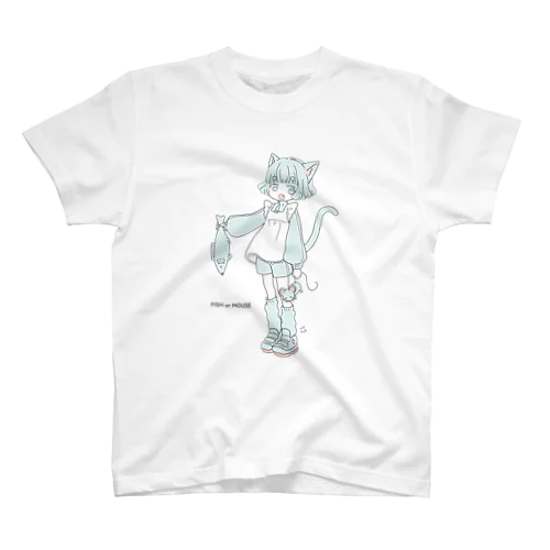  FISH or MOUSE Regular Fit T-Shirt