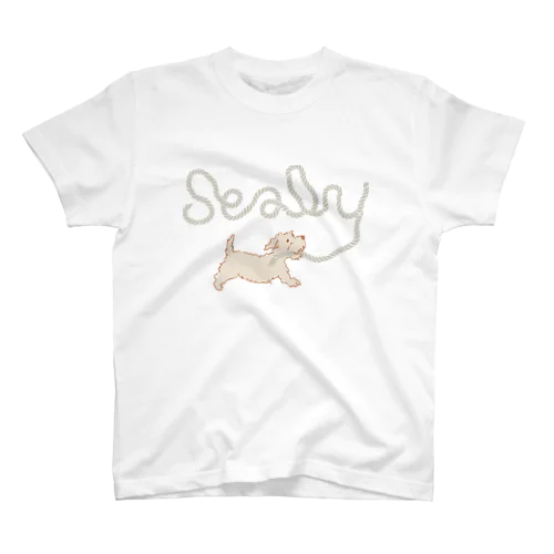 Let's go on a walk together!!(sealyham terrier) Regular Fit T-Shirt