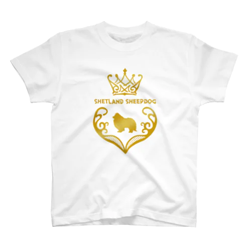 シェルティ　crown heart　onehappiness Regular Fit T-Shirt