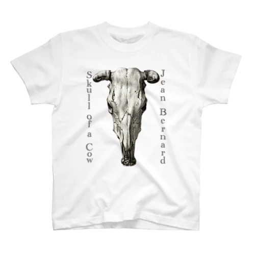 牛の頭蓋骨　ジーン・バーナード　Jean Bernard / Skull of a Cow スタンダードTシャツ