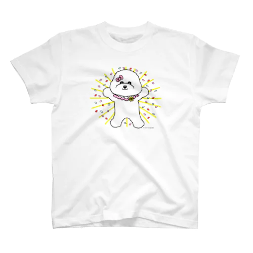 Happy びしょんちゃん Regular Fit T-Shirt