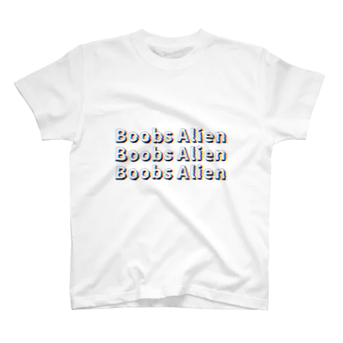 Boobs Alienロゴ スタンダードTシャツ