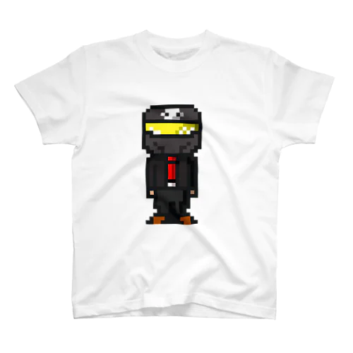 ヘルメットマン　ブラック スタンダードTシャツ