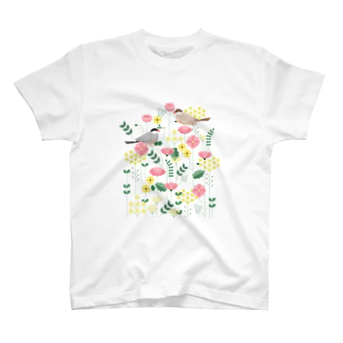 flowers and birds スタンダードTシャツ