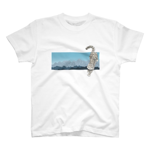 ユキヒョウ - 山脈 Regular Fit T-Shirt