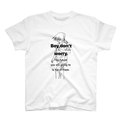 【少年よ、案ずるな】 Regular Fit T-Shirt