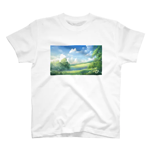 Invigorating Sky Regular Fit T-Shirt