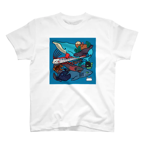 海の生き物たち Regular Fit T-Shirt