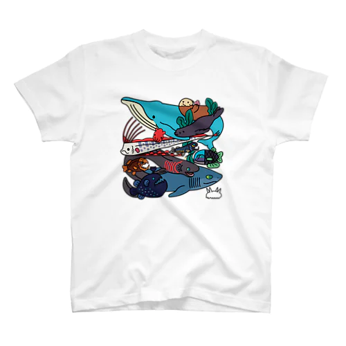 海の生き物たち Regular Fit T-Shirt